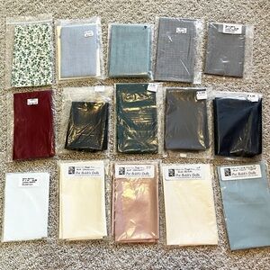 Pat Boldt Doll Fabric Miniature Silk Swiss Charmeuse Tissue Taffeta Batiste Mens